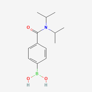 molecular formula C13H20BNO3 B1461367 4-(Diisopropylcarbamoyl)phenylboronic acid CAS No. 850568-33-1