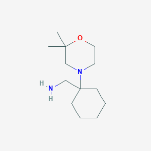 [1-(2,2-Dimethylmorpholin-4-yl)cyclohexyl]methanamine