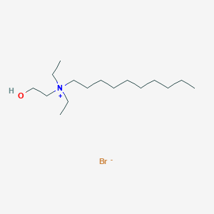 molecular formula C16H36BrNO B14613750 N,N-Diethyl-N-(2-hydroxyethyl)decan-1-aminium bromide CAS No. 60535-37-7