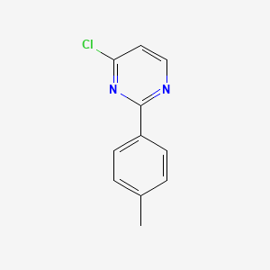 molecular formula C11H9ClN2 B1461377 4-Chloro-2-(p-tolyl)pyrimidine CAS No. 1156238-11-7