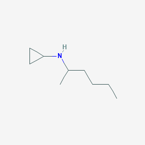 molecular formula C9H19N B1461378 N-(hexan-2-yl)cyclopropanamine CAS No. 1158003-44-1