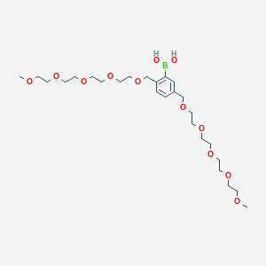 2,5-Di(2,5,8,11,14-pentaoxapentadecyl)phenylboronic acid