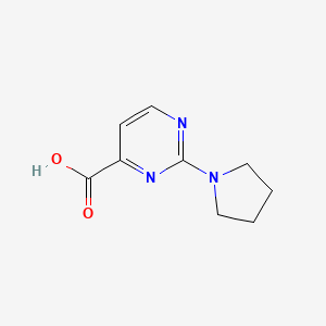 2-(Pyrrolidin-1-yl)pyrimidine-4-carboxylic acid