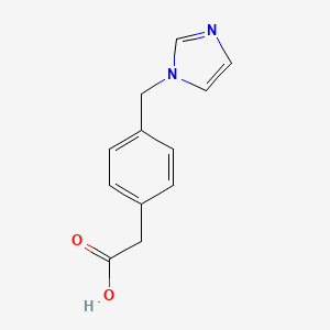 2-(4-((1H-imidazol-1-yl)methyl)phenyl)acetic acid