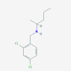 [(2,4-Dichlorophenyl)methyl](pentan-2-yl)amine