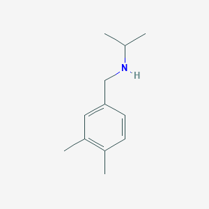 [(3,4-Dimethylphenyl)methyl](propan-2-yl)amine