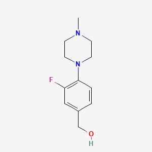 (3-Fluoro-4-(4-methylpiperazin-1-yl)phenyl)methanol