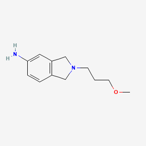 2-(3-methoxypropyl)-2,3-dihydro-1H-isoindol-5-amine