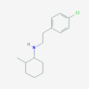 molecular formula C15H22ClN B1461409 N-[2-(4-chlorophenyl)ethyl]-2-methylcyclohexan-1-amine CAS No. 1041554-47-5