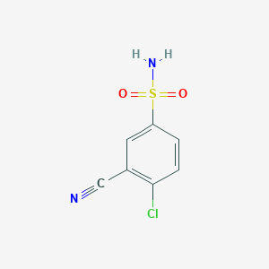 4-Chloro-3-cyanobenzenesulfonamide