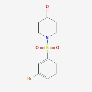 1-((3-Bromophenyl)sulfonyl)piperidin-4-one