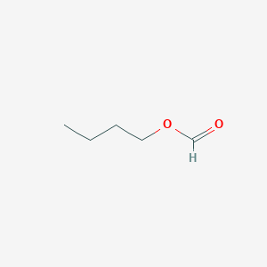molecular formula C5H10O2<br>HCOO(CH2)3CH3<br>C5H10O2 B146142 Butyl formate CAS No. 592-84-7
