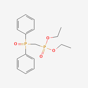 molecular formula C17H22O4P2 B14614419 Phosphonic acid, [(diphenylphosphinyl)methyl]-, diethyl ester CAS No. 58263-57-3