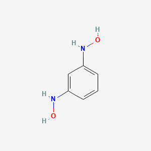 molecular formula C6H8N2O2 B14614420 N~1~,N~3~-Dihydroxybenzene-1,3-diamine CAS No. 57475-96-4