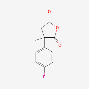3-(4-Fluorophenyl)-3-methyloxolane-2,5-dione