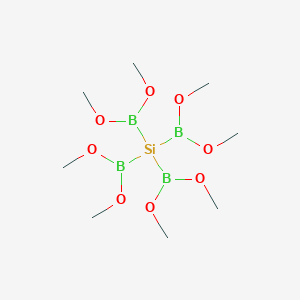 molecular formula C8H24B4O8Si B14614491 Octamethyl silanetetrayltetrakisboronate CAS No. 60998-07-4