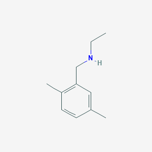 [(2,5-Dimethylphenyl)methyl](ethyl)amine