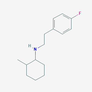 molecular formula C15H22FN B1461456 N-[2-(4-fluorophenyl)ethyl]-2-methylcyclohexan-1-amine CAS No. 1019551-37-1