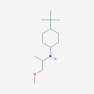 4-tert-butyl-N-(1-methoxypropan-2-yl)cyclohexan-1-amine