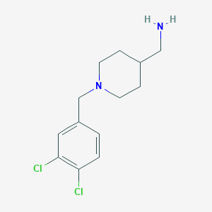 {1-[(3,4-Dichlorophenyl)methyl]-4-piperidyl}methylamine