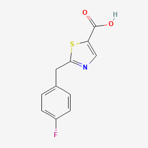 2-[(4-Fluorophenyl)methyl]-1,3-thiazole-5-carboxylic acid