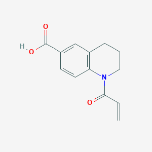 molecular formula C13H13NO3 B1461463 1-(Prop-2-enoyl)-1,2,3,4-tetrahydroquinoline-6-carboxylic acid CAS No. 1094284-48-6