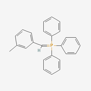 molecular formula C26H23P B14614683 Phosphorane, [(3-methylphenyl)methylene]triphenyl- CAS No. 59625-55-7