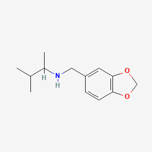 [(2H-1,3-benzodioxol-5-yl)methyl](3-methylbutan-2-yl)amine