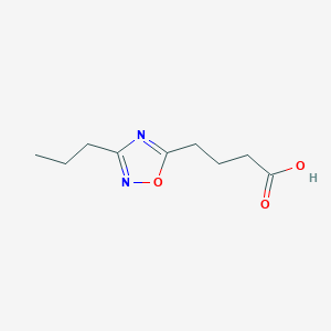4-(3-Propyl-1,2,4-oxadiazol-5-yl)butanoic acid