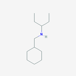 (Cyclohexylmethyl)(pentan-3-yl)amine