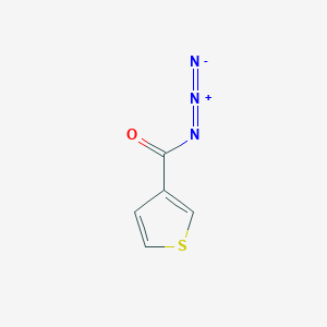 molecular formula C5H3N3OS B14614917 Thiophene-3-carbonyl azide CAS No. 59445-89-5