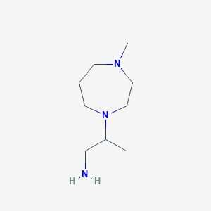 2-(4-Methyl-1,4-diazepan-1-yl)propan-1-amine