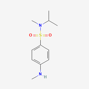 N-methyl-4-(methylamino)-N-(propan-2-yl)benzene-1-sulfonamide
