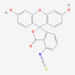 molecular formula C21H11NO5S B014615 Fluorescein 6-Isothiocyanate CAS No. 18861-78-4