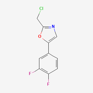 2-(Chloromethyl)-5-(3,4-difluorophenyl)oxazole