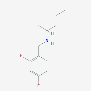 [(2,4-Difluorophenyl)methyl](pentan-2-yl)amine