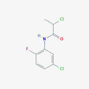 2-chloro-N-(5-chloro-2-fluorophenyl)propanamide