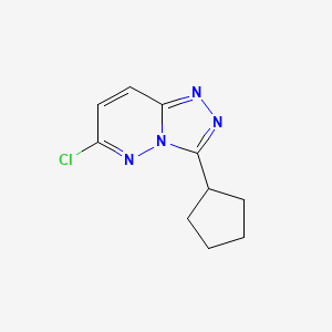6-Chloro-3-cyclopentyl-[1,2,4]triazolo[4,3-B]pyridazine