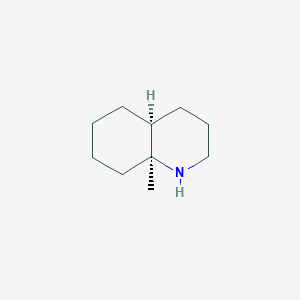 molecular formula C10H19N B14615114 (4aS,8aS)-8a-Methyldecahydroquinoline CAS No. 60166-55-4