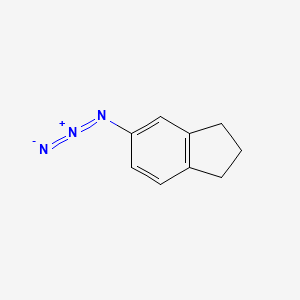 molecular formula C9H9N3 B1461515 5-azido-2,3-dihydro-1H-indene CAS No. 55716-65-9