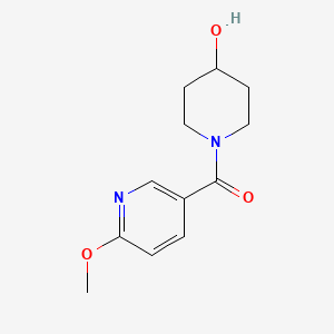 1-(6-Methoxypyridine-3-carbonyl)piperidin-4-ol