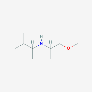molecular formula C9H21NO B1461524 (1-Methoxypropan-2-yl)(3-methylbutan-2-yl)amine CAS No. 1019628-92-2