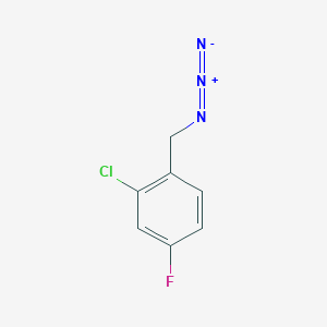 molecular formula C7H5ClFN3 B1461527 1-(Azidomethyl)-2-chloro-4-fluorobenzene CAS No. 622372-78-5
