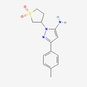 1-(1,1-dioxidotetrahydro-3-thienyl)-3-(4-methylphenyl)-1H-pyrazol-5-amine
