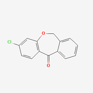 molecular formula C14H9ClO2 B14615306 3-Chlorodibenzo[B,E]oxepin-11-one 