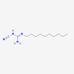molecular formula C12H24N4 B14615322 N-Cyano-N''-decylguanidine CAS No. 60852-92-8