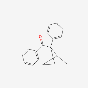 molecular formula C18H16O B14615331 Methanone, phenyl(2-phenylbicyclo[1.1.1]pent-2-yl)- CAS No. 60584-89-6