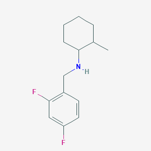 N-[(2,4-difluorophenyl)methyl]-2-methylcyclohexan-1-amine