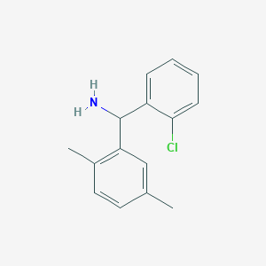 (2-Chlorophenyl)(2,5-dimethylphenyl)methanamine