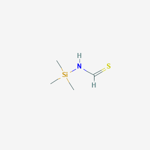 molecular formula C4H11NSSi B14615447 N-(Trimethylsilyl)methanethioamide CAS No. 58065-66-0